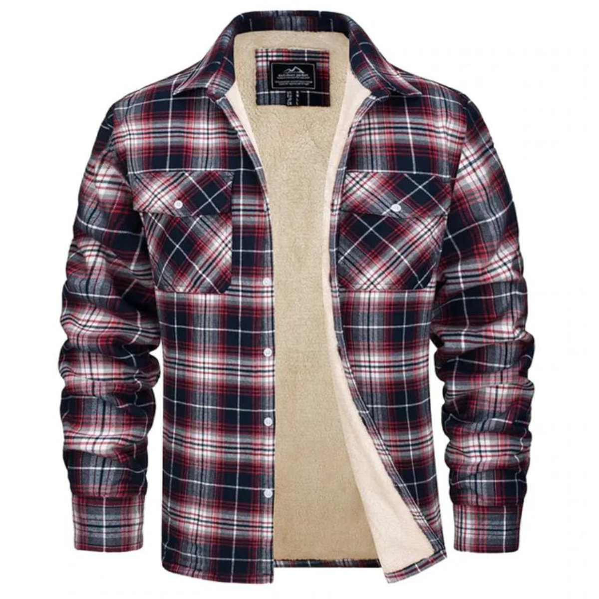 Ryder | Men’s Sherpa-Lined Plaid Shirt Jacket