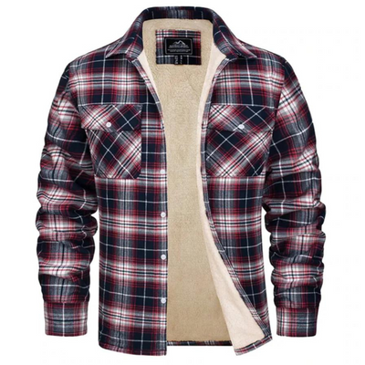 Ryder | Men’s Sherpa-Lined Plaid Shirt Jacket
