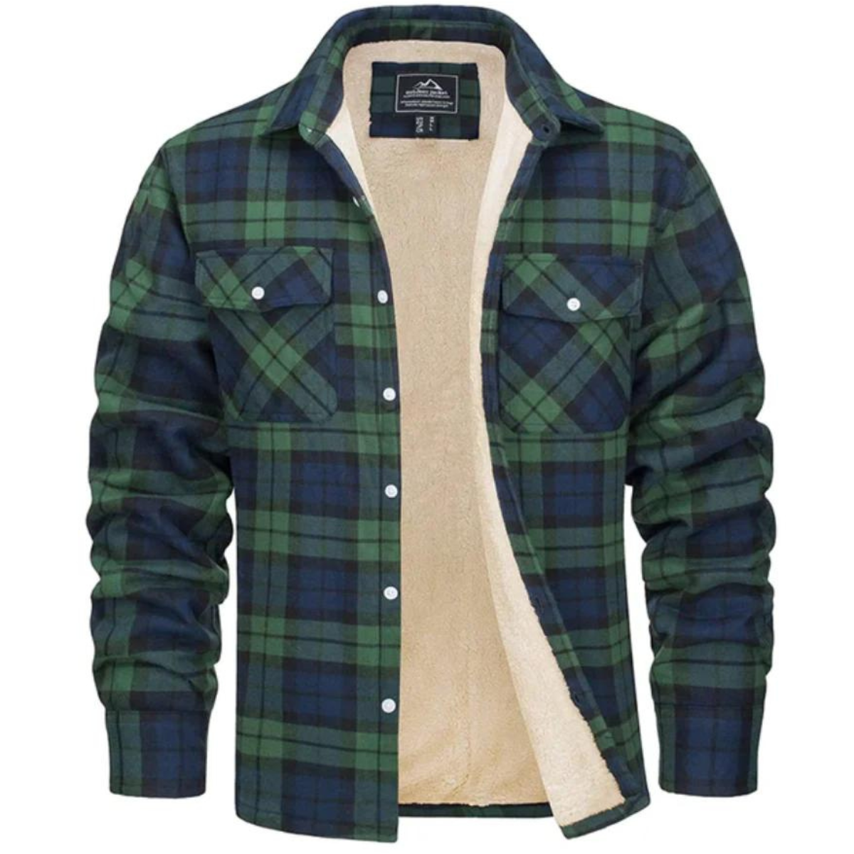 Ryder | Men’s Sherpa-Lined Plaid Shirt Jacket