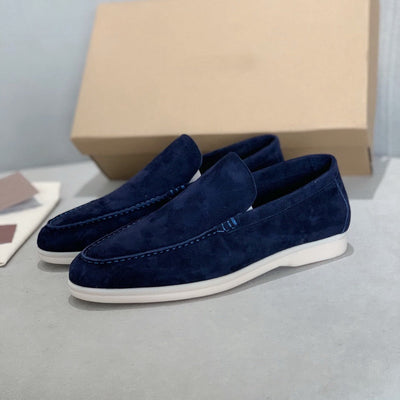 Simón | Men’s Minimalist Suede Loafers – Classic Silhouette