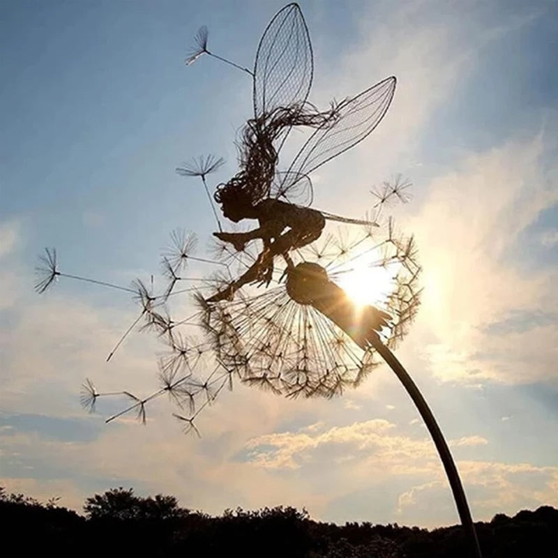 Sylvera | Metal Fairy Garden Sculpture