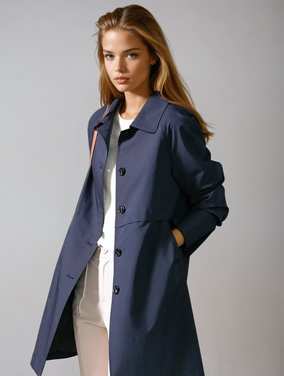 Arely | Kvinders Korte Skræddersyede Trench Coat