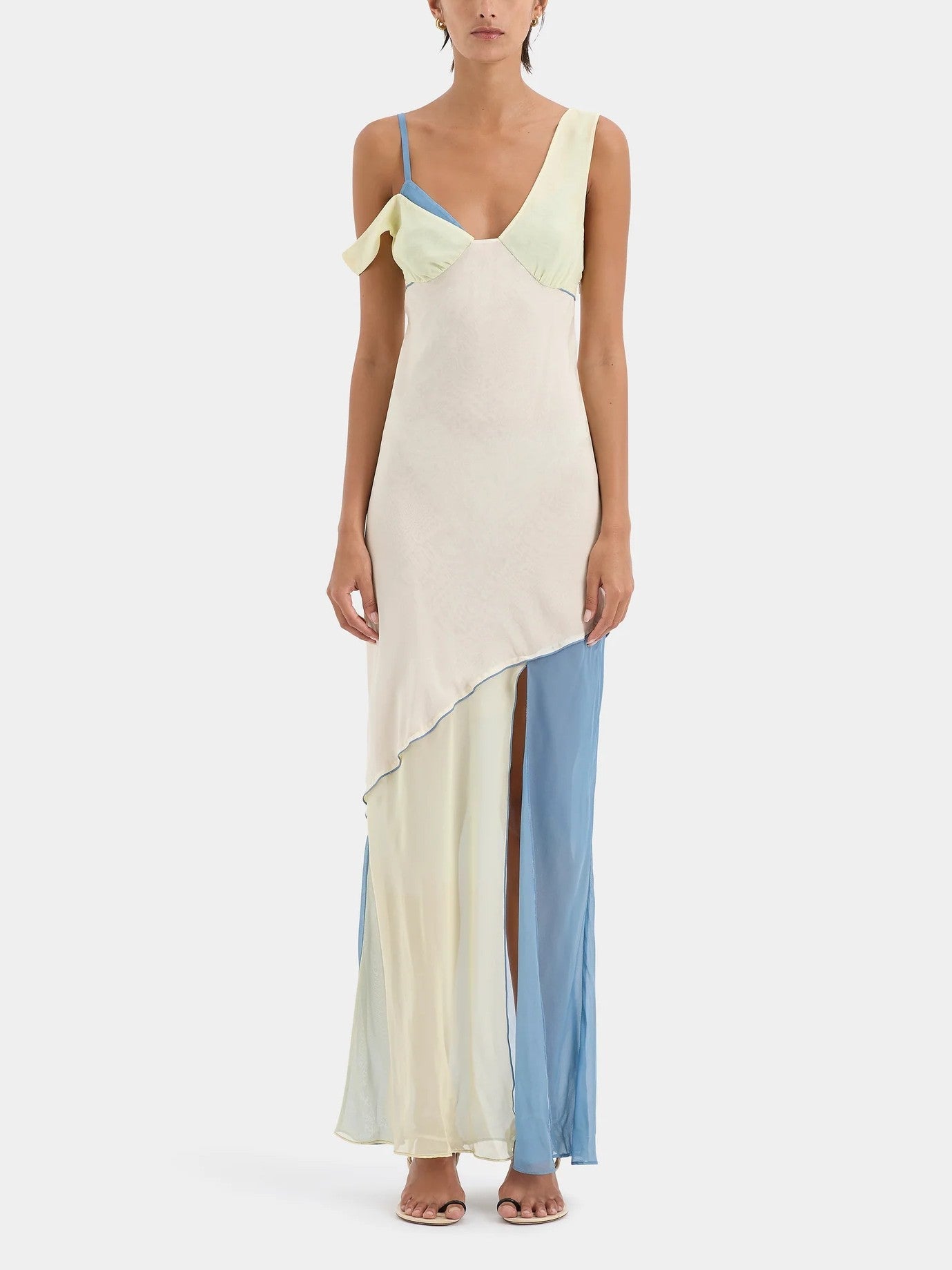 Pixie | Women’s Asymmetric Pastel Maxi Dress