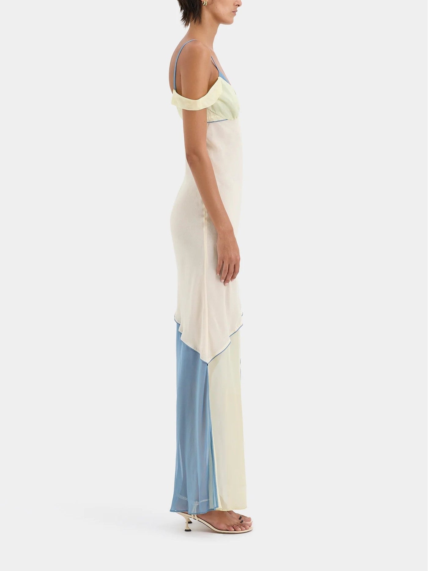 Pixie | Women’s Asymmetric Pastel Maxi Dress