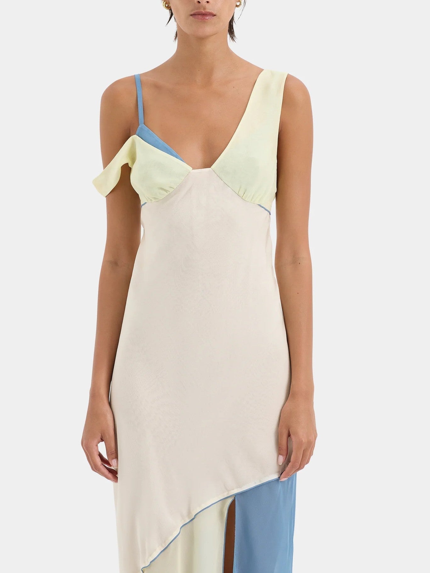 Pixie | Women’s Asymmetric Pastel Maxi Dress