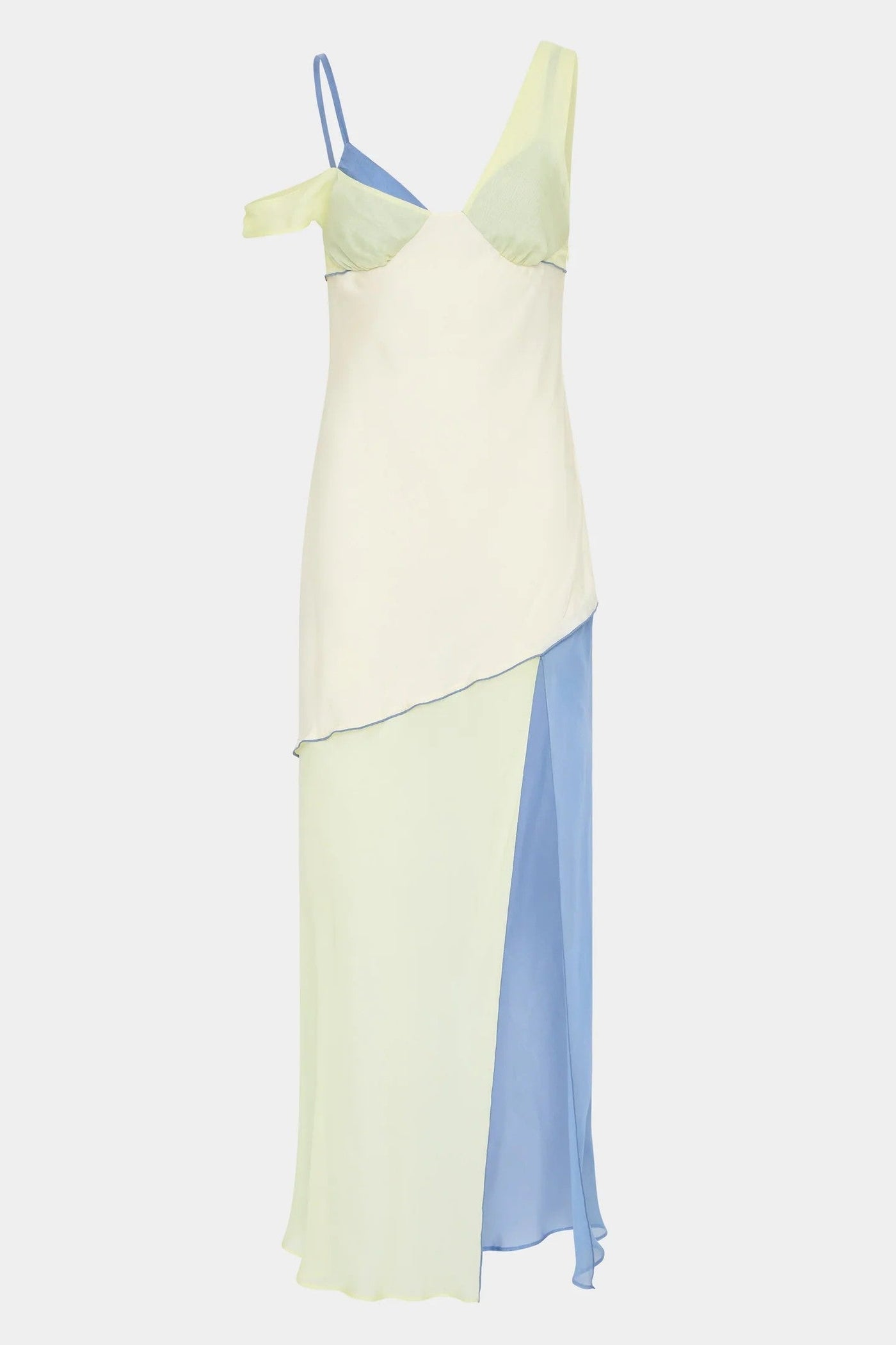 Pixie | Women’s Asymmetric Pastel Maxi Dress