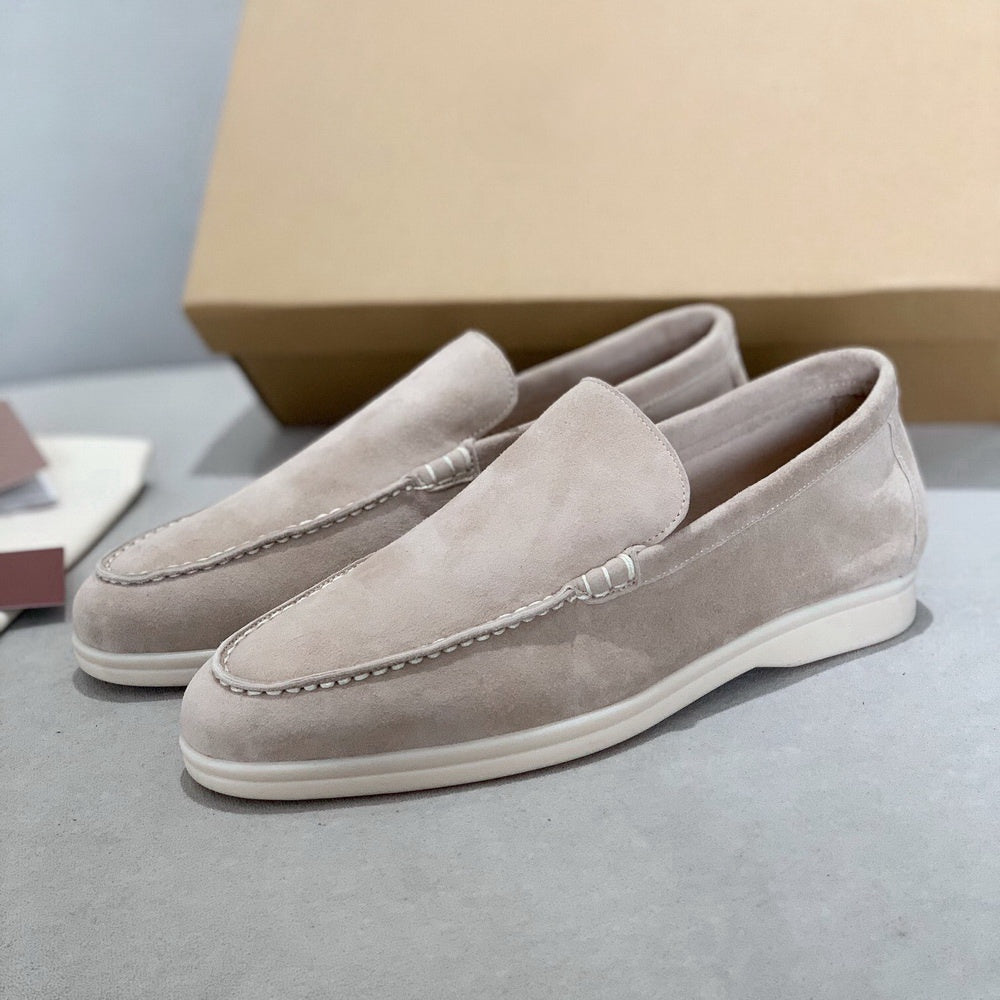 Simón | Men’s Minimalist Suede Loafers – Classic Silhouette