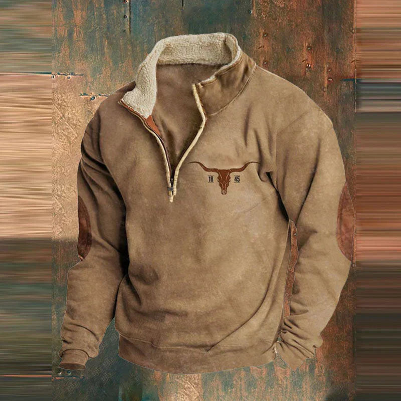 Isaias | Men’s Western-Inspired Fleece Pullover