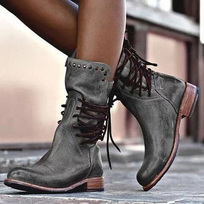 Veloria | Women’s Classic Vintage Calf Boots