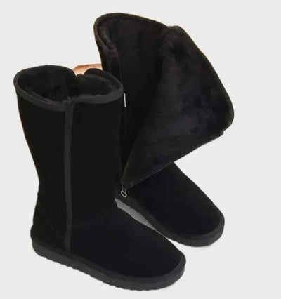 Sienna | Winter Sheepskin-Lined Waterproof Suede Boots