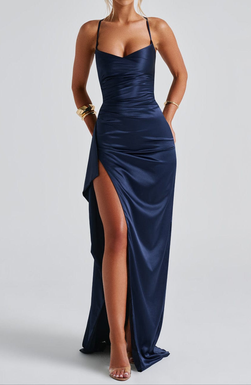 Katelyn | Women’s Satin Fitted Gown