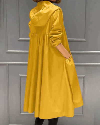 Vessora | Women’s Knee-Length Waterproof Hooded Coat