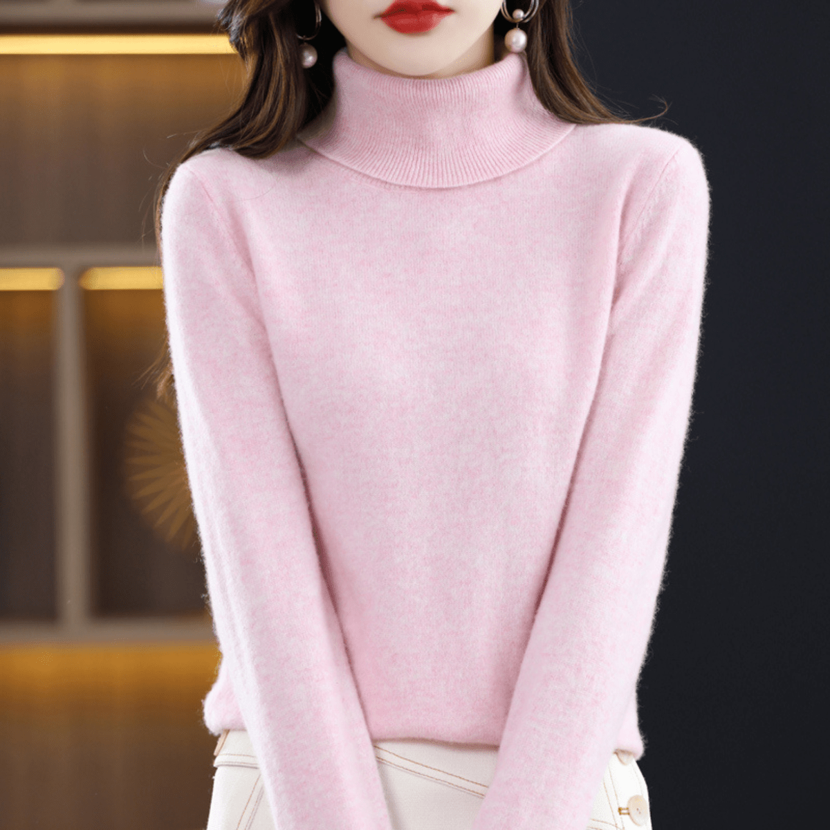 Aubrey | Women’s Cashmere Turtleneck Sweater