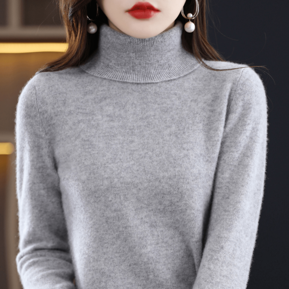 Aubrey | Women’s Cashmere Turtleneck Sweater