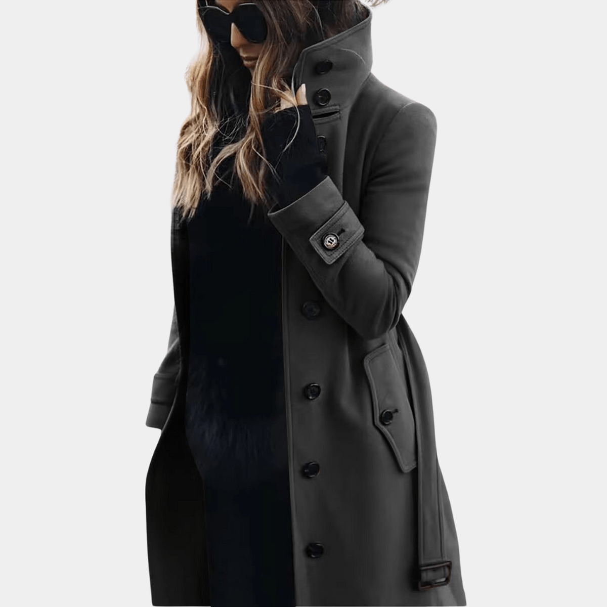 Adelaide | Women’s Elegant Warm Trench Coat