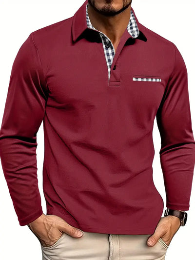 Raymond | Men’s Long-Sleeve Summer Polo Shirt