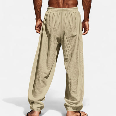 Brody | Men’s Relaxed Linen Autumn Pants – Riviera Ease