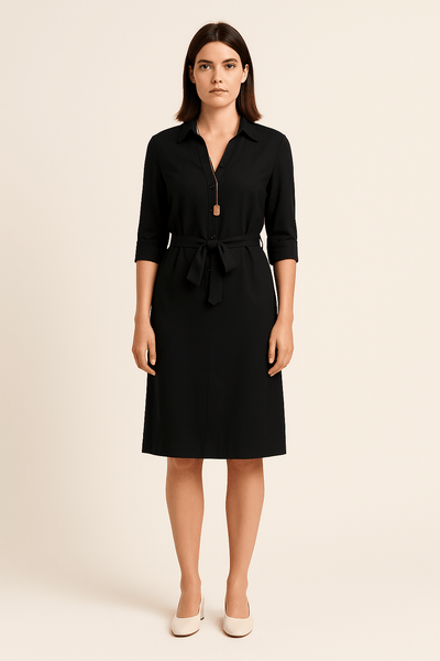 Caoimhe | Women’s Button-Down Shirt Dress – Relaxed Cotton Style