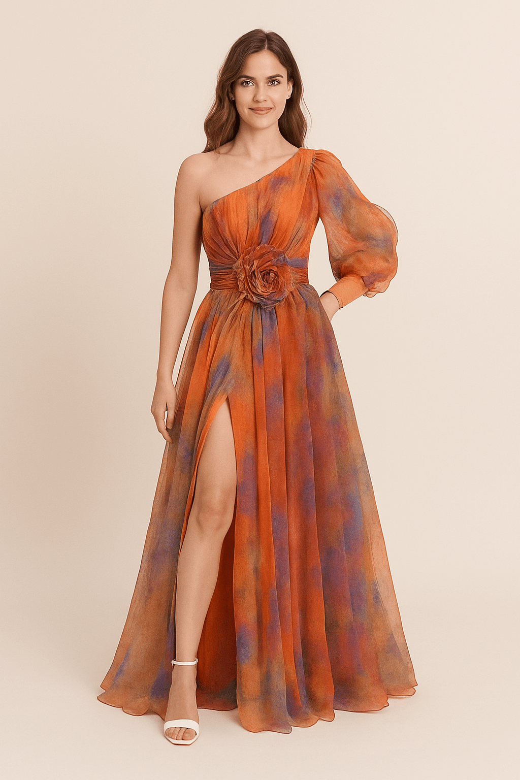 Alira | Women’s One-Shoulder Dress – Minimalist Elegance & Modern Silhouette