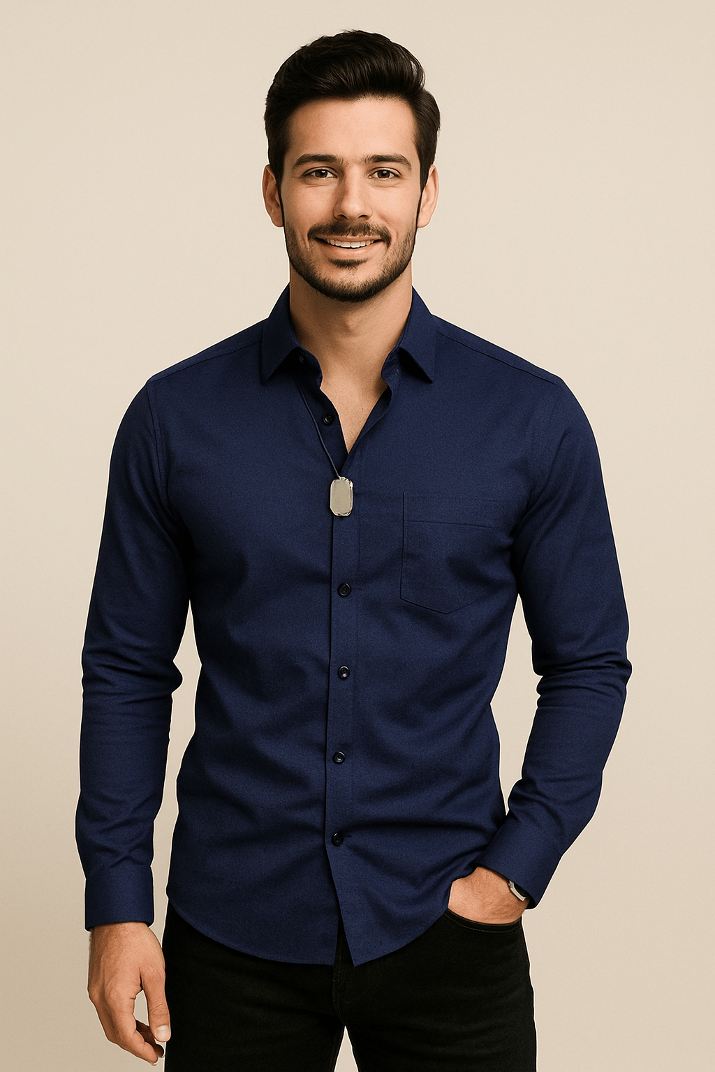 Archie | Men’s Signature Breathable Stretch Long-Sleeve Shirt