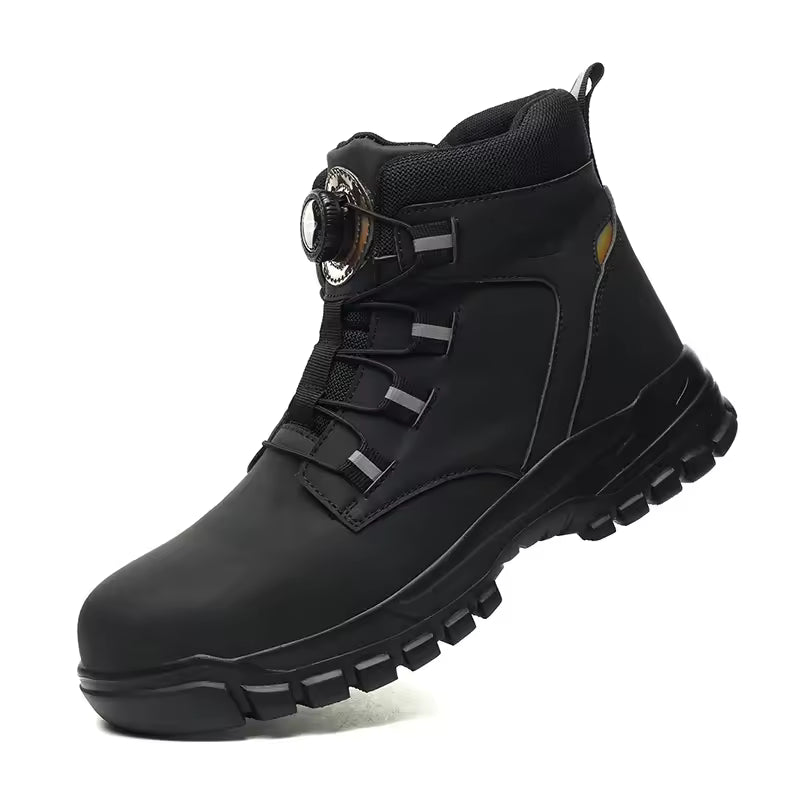 Sindre | Men’s Steel Toe Waterproof Work Boots with Dial Closure – Built for Strength and Comfort