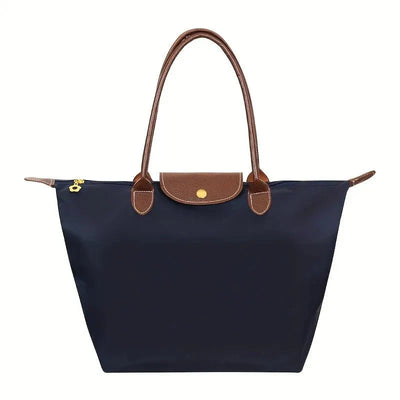 Amara | Women’s Elegance-Urban Handbag – Nylon & Leather Design