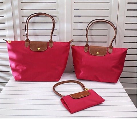 Amara | Women’s Elegance-Urban Handbag – Nylon & Leather Design