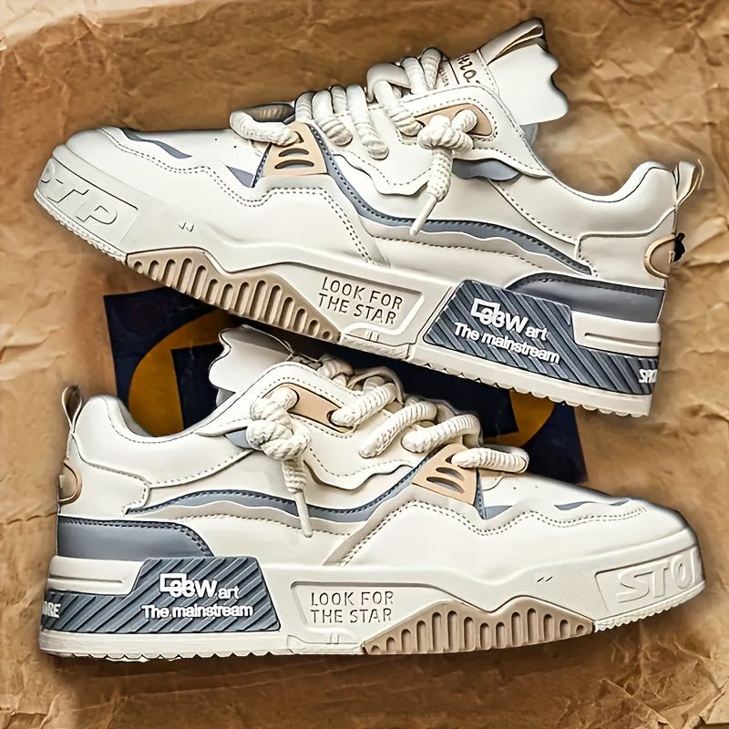 Alexander | Men’s Skate-Inspired Sports Trainers – Cushioned Sole & Breathable Design