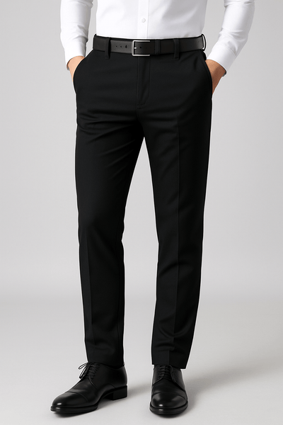 Adam | Men’s Stretch Formal Trousers – Tailored Fit & Everyday Comfort