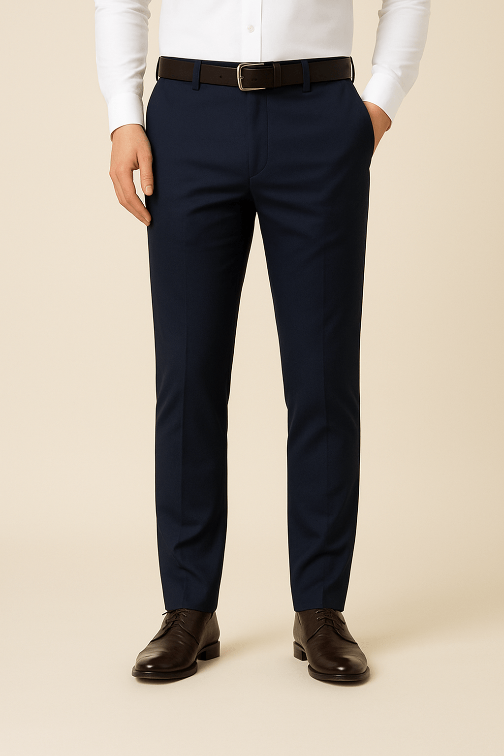 Adam | Men’s Stretch Formal Trousers – Tailored Fit & Everyday Comfort