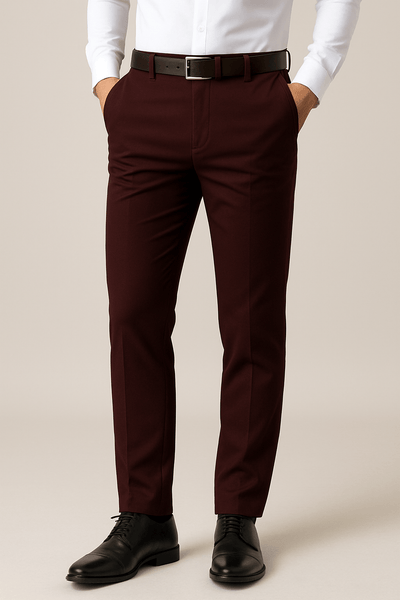 Adam | Men’s Stretch Formal Trousers – Tailored Fit & Everyday Comfort