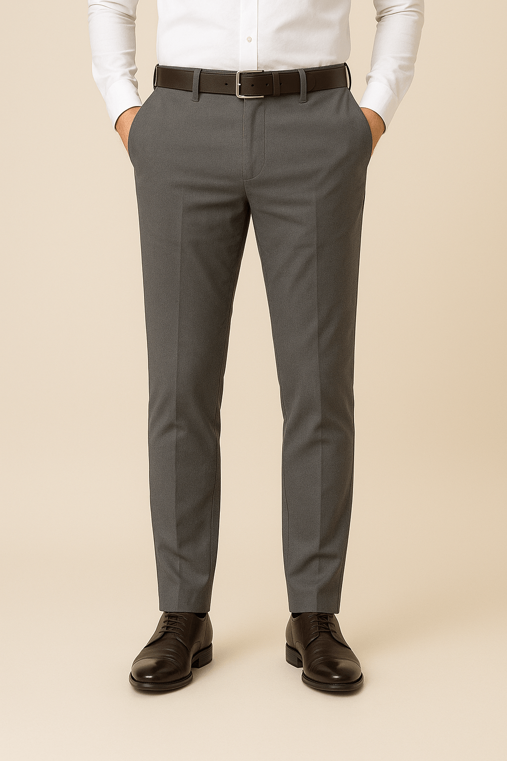 Adam | Men’s Stretch Formal Trousers – Tailored Fit & Everyday Comfort