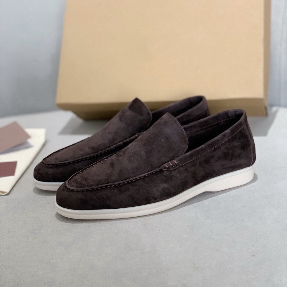 Simón | Men’s Minimalist Suede Loafers – Classic Silhouette