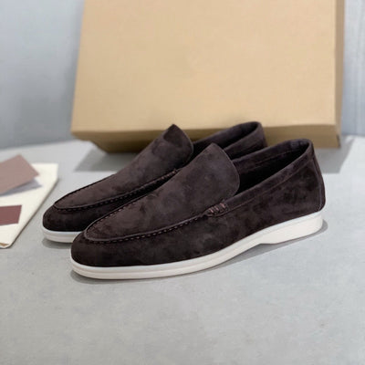 Simón | Men’s Minimalist Suede Loafers – Classic Silhouette