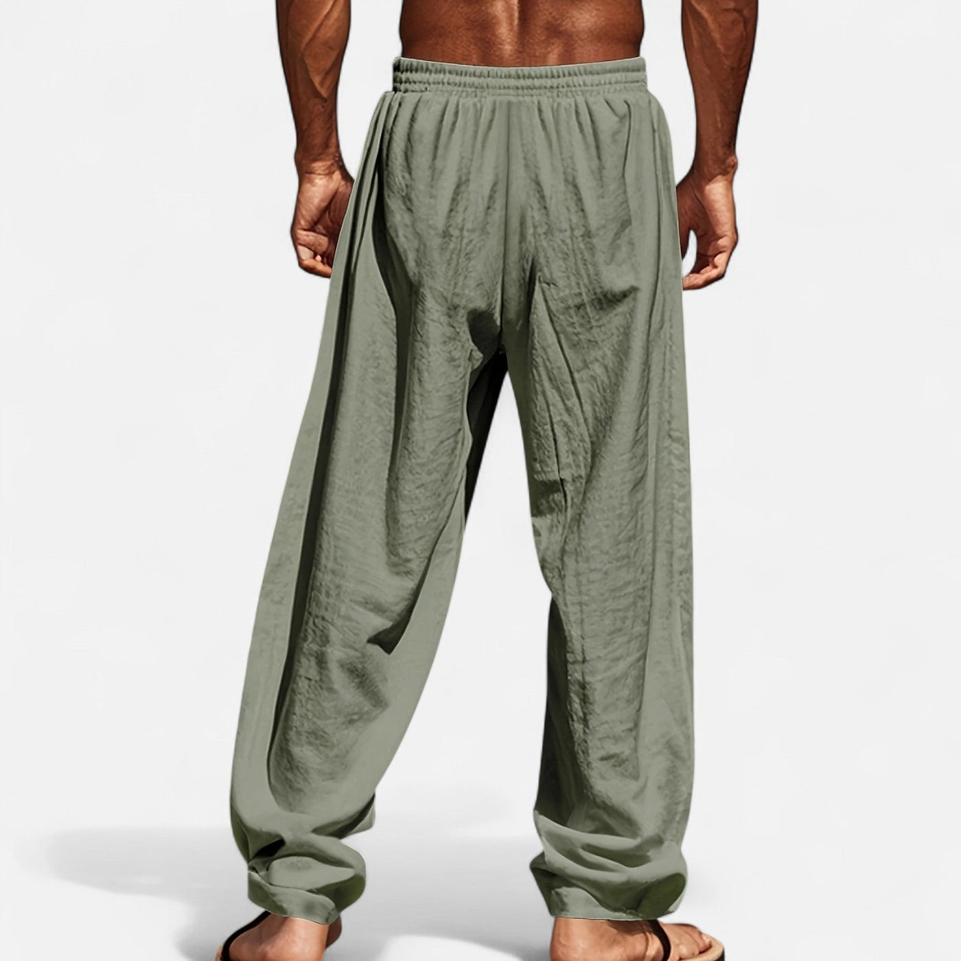 Brody | Men’s Relaxed Linen Autumn Pants – Riviera Ease