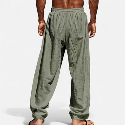 Brody | Men’s Relaxed Linen Autumn Pants – Riviera Ease