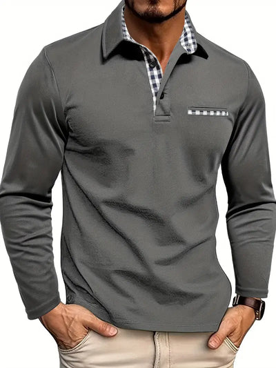 Raymond | Men’s Long-Sleeve Summer Polo Shirt