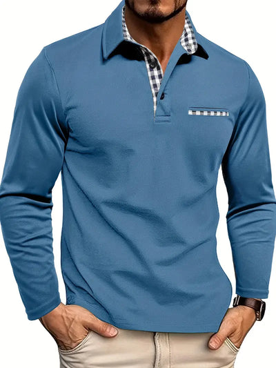 Raymond | Men’s Long-Sleeve Summer Polo Shirt