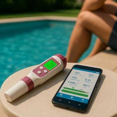 AquaSmart | 7-in-1 Digital Water Quality Tester with Mobile App