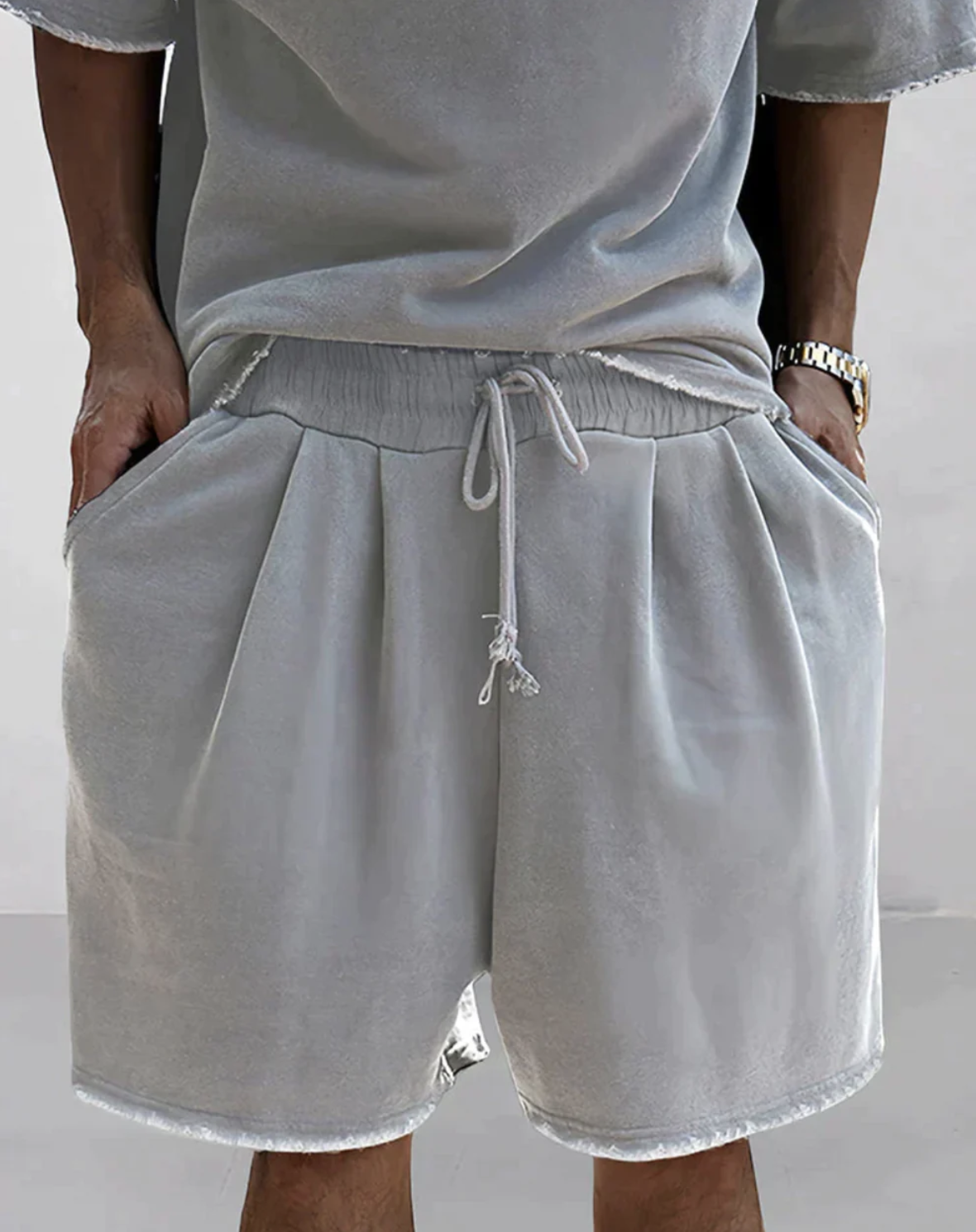 Toby | Oversized T-Shirt and Shorts Set – Comfortable and Stylish Look