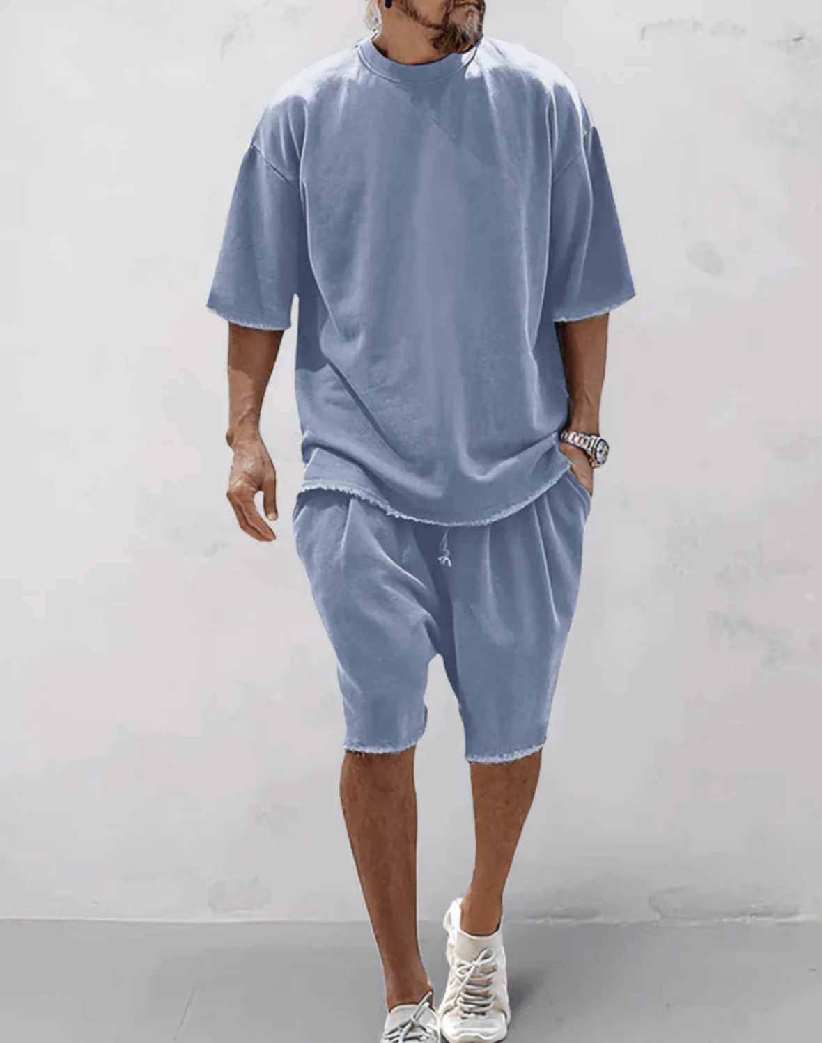 Toby | Oversized T-Shirt and Shorts Set – Comfortable and Stylish Look