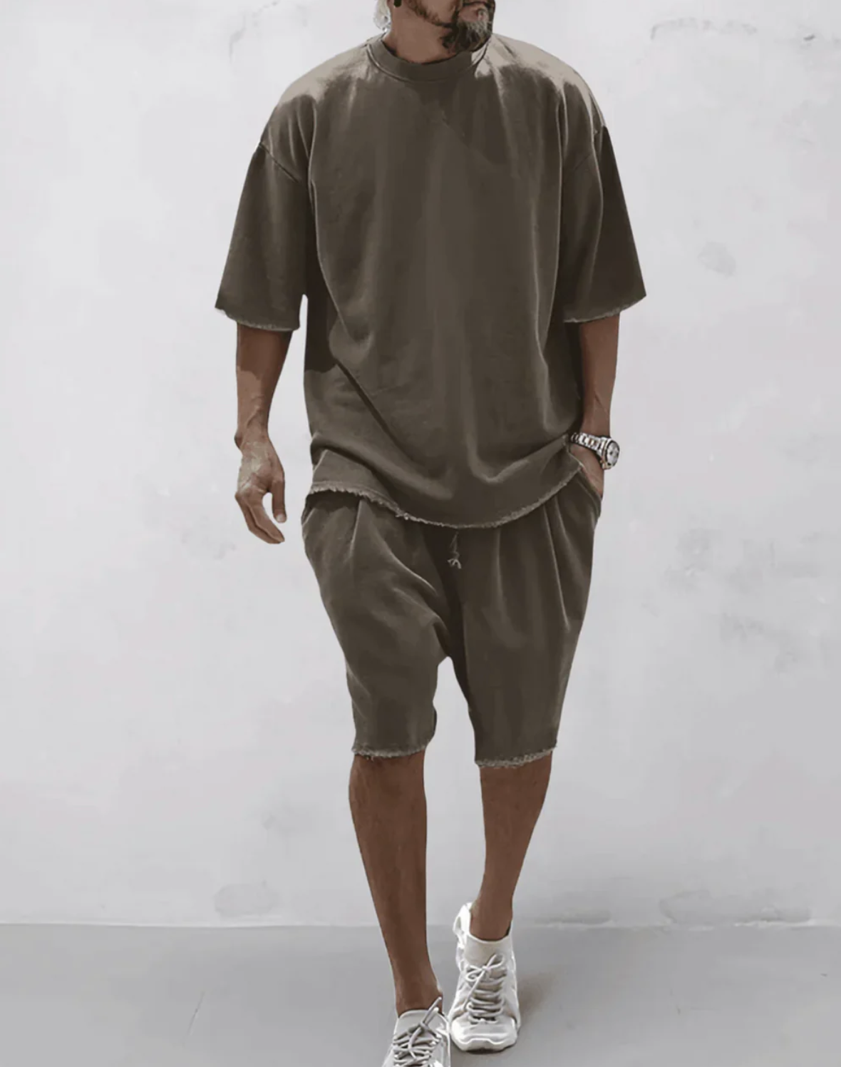 Toby | Oversized T-Shirt and Shorts Set – Comfortable and Stylish Look