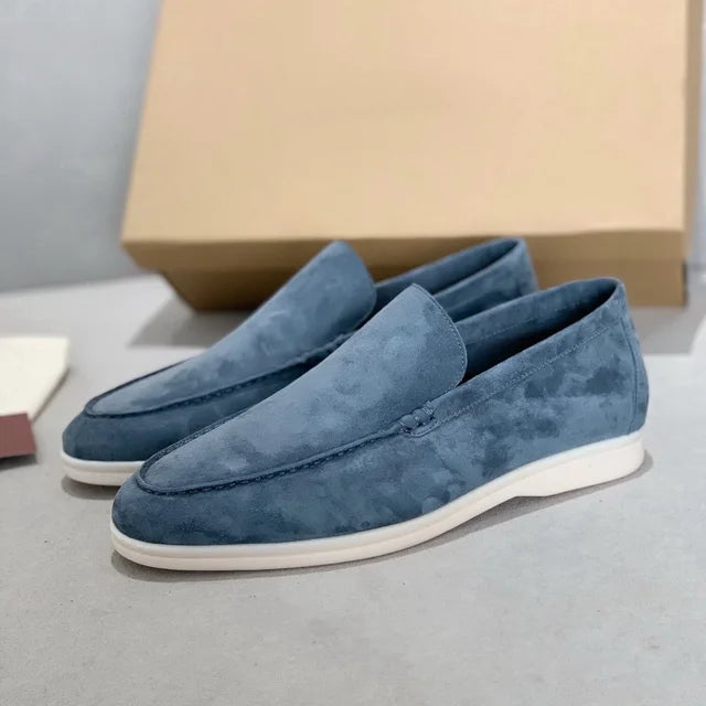 Simón | Men’s Minimalist Suede Loafers – Classic Silhouette