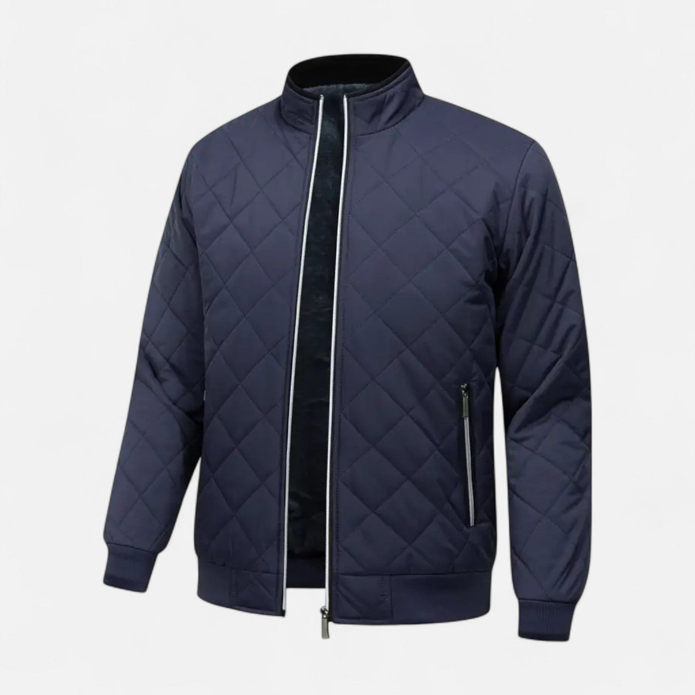 Aidan | Men’s Quilted Jacket – Fleece-Lined Elegance