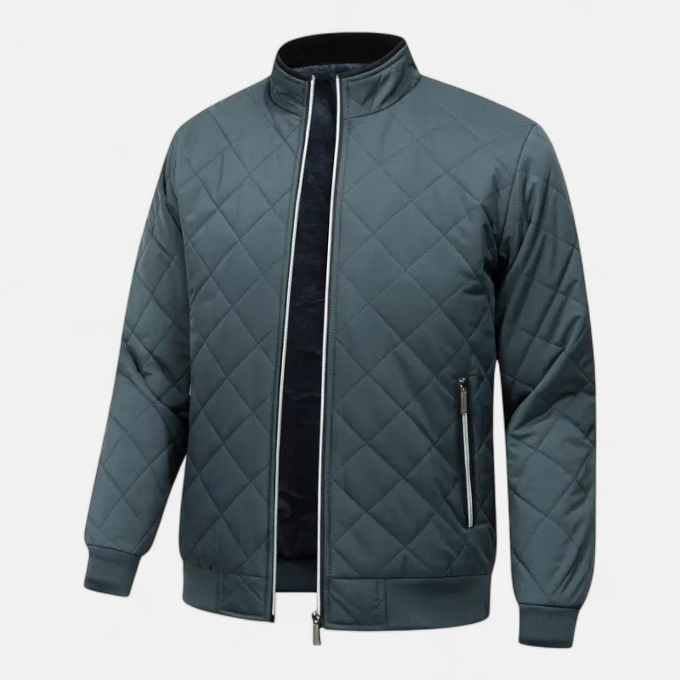 Aidan | Men’s Quilted Jacket – Fleece-Lined Elegance
