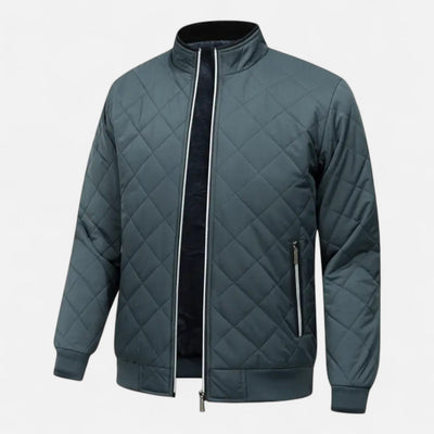 Aidan | Men’s Quilted Jacket – Fleece-Lined Elegance