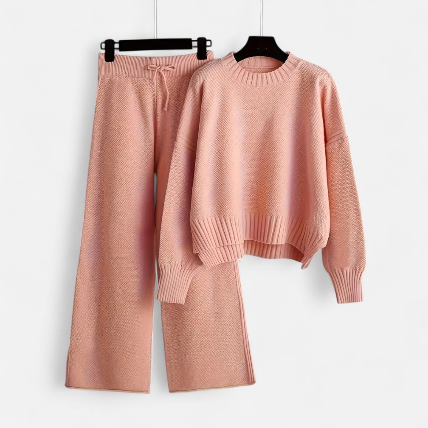 Bellatrix | Women’s Knit Set – Sweater & Wide-Leg Elegance