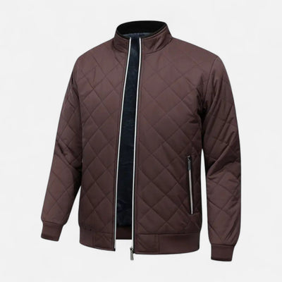 Aidan | Men’s Quilted Jacket – Fleece-Lined Elegance