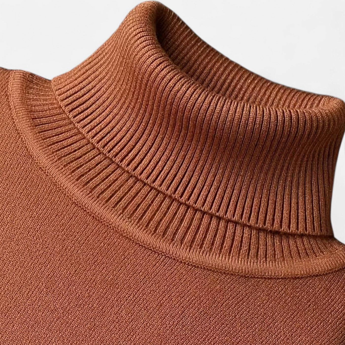 Wade | Men’s Casual Solid Turtleneck Sweater – Modern Minimalist Refinement