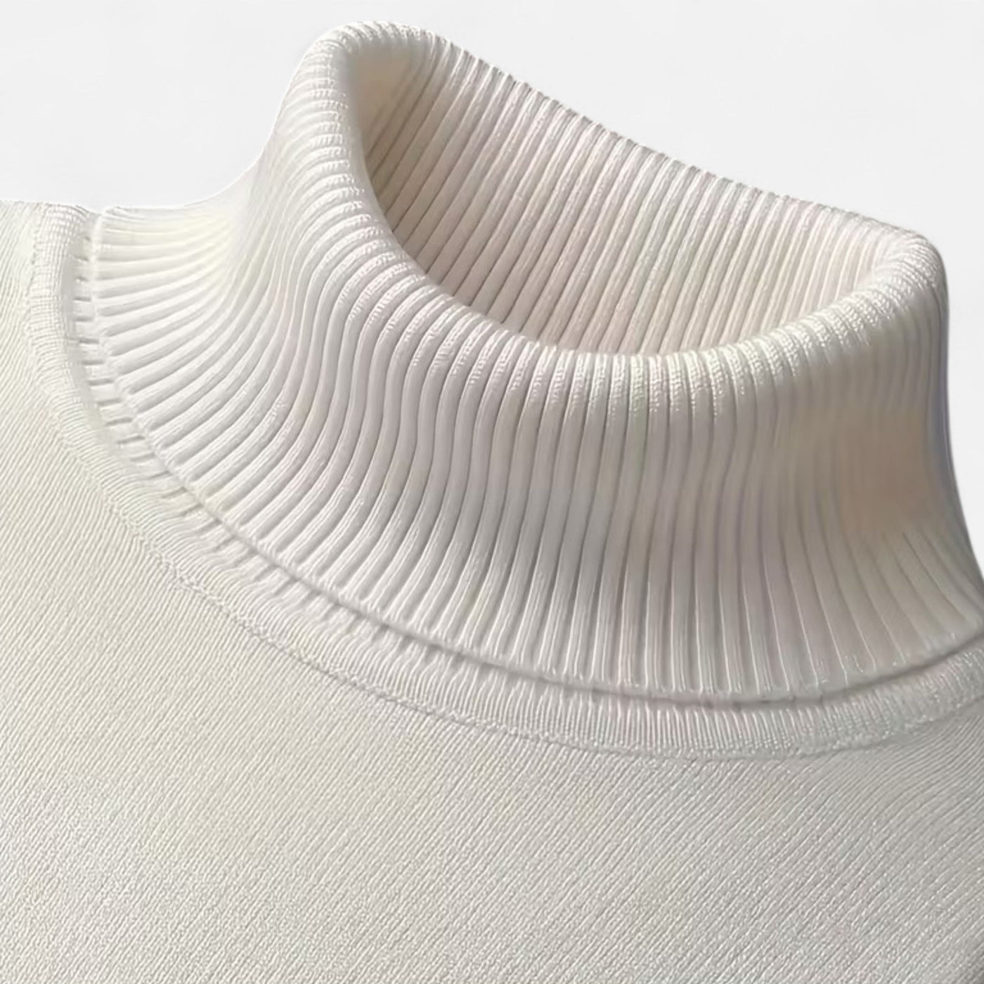 Wade | Men’s Casual Solid Turtleneck Sweater – Modern Minimalist Refinement